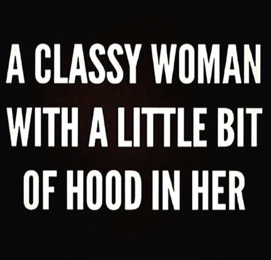 classy woman little hood